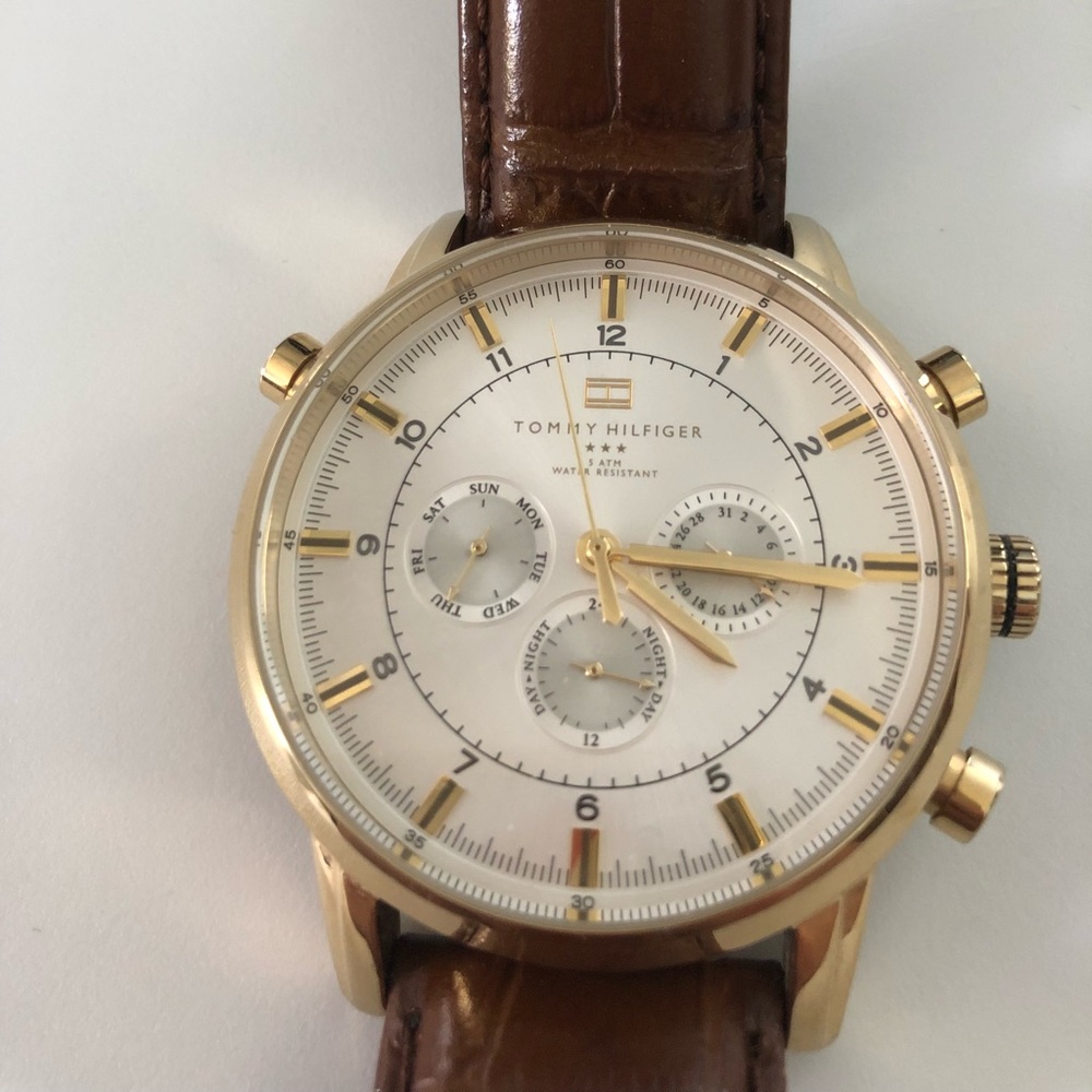 Gold Plated Tommy Hilfiger Watch